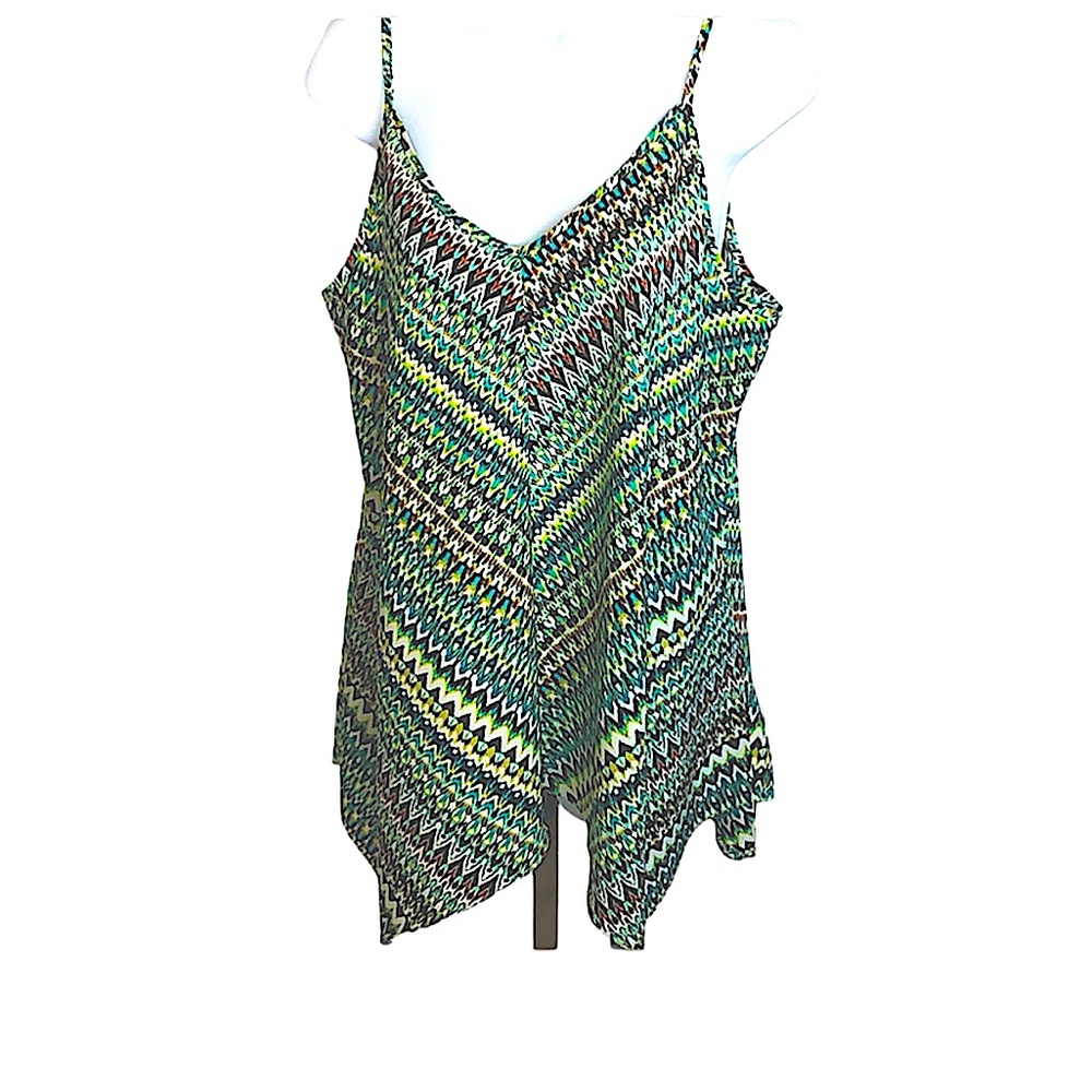 Skye’s the Limit Top V-Neck Blue multicolor L